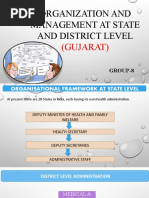 Organization and Management at State and District Level (GUJARAT)