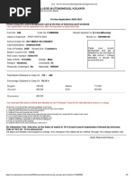 SXC - B.Com Honours (Morning) Acknowledgement Card PDF