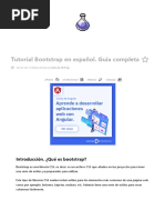 Tutorial Bootstrap en Español. Guía Completa