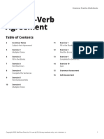 Subject-Verb Agreement: Grammar Practice Worksheets