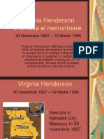 Virginia Henderson Prezentare