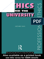 DAVIS Ethics and The University PDF