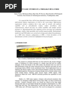 Hydrodynamic Studies On A Trimaran Hull Form