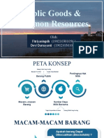 Public Goods & Common Resources: Oleh: Fitriyaningsih (190210301056) Devi Damayanti (190210301080)