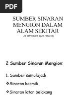 Bab 8-Sumber Sinaran Mengion Dalam Alam Sekitar