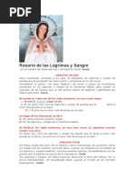 Rosario de Las Lágrimas y Sangre