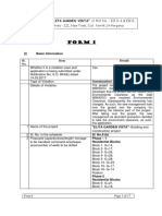 Form 1: (I) Basic Information Sl. No. Item Details