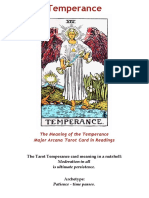 The Meaning of The Temperance Major Arcana Tarot Card in Readings