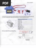 Hoja de Datos Servo Motor