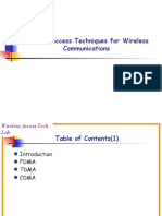 Multiple Access Techniques For Wireless Communications