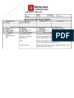 Reducing Brush & Trees With Wood Chipper: Job Safety Analysis