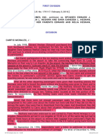 Petitioner Vs Vs Respondents: First Division