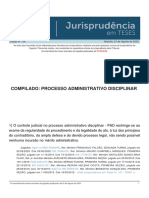 Jurisprudencia em Teses 154 - Compilado Processo Administrativo Disciplinar