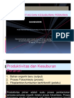 PLT Unhas Produktivitas Dan Kesuburan Perairan