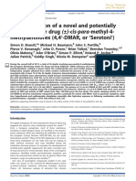 Characterization of A Novel and Potentially Lethal Designer Drug ( ) - Cis-Para-Methyl-4-Methylaminorex (4,4 '-DMAR, or Serotoni')