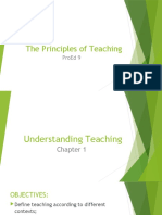 The Principles of Teaching