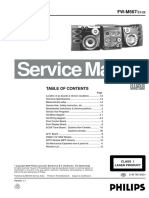 Philips FWM 567 Service Manual PDF