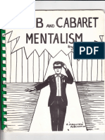 Club & Cabaret Mentalism EDDIE BURKE 1970 PDF