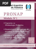 Pronap 2007Modulo1UrgenciaoftalmoHomeostasissodiopotasioNiñoyTV