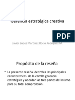 Gerencia Estratégica Creativa