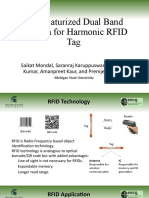 A Miniaturized Dual Band Antenna For Harmonic RFID Tag