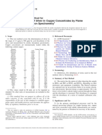 ASTM E1898-2013 Standard Test Method For Determination of Silver in Copper Concentrates by Flame Atomic Absorption Spectrometry