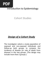 Introduction To Epidemiology: Cohort Studies