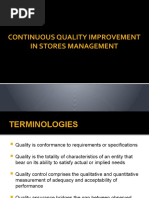 Day 4 - CQI in Stores Management