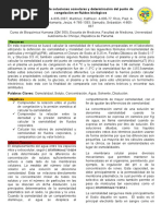 Informe #1-Preparación de Soluciones Osmolares y Determinación Del Punto de Congelación en Fluidos Biológicos