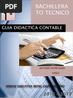 Guia Didactica Contable: Bachillera To Tecnico