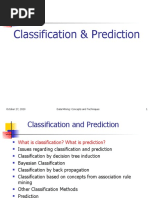 Classification & Prediction