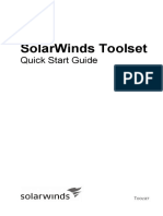 Solarwinds Toolset: Quick Start Guide