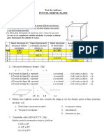 0 Puncte. Drepte. Plane