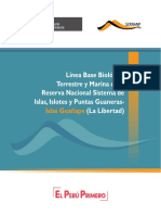 Línea Base Biológica Terrestre y Marina de La Reserva Nacional Sistema de Islas, Islotes y Puntas Guaneras: Islas Guañape (La Libertad)