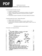 Planificación Nivel Inicial Música