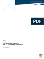 TMR Surveying Standards Part 2 - Geomatic Survey Types: Manual