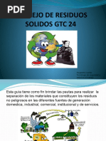 Manejo de Residuos Solidos GTC 24