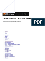 Soccer Live Scores - Powered PDF