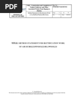 MS For Rectification Work of Air Bubbles