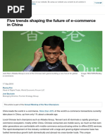 Five Trends Shaping The Future of E-Commerce in China - World Economic Forum