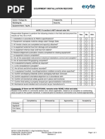 3 CON 8749 REC 02 - Equipment Installation Record