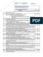 Analog and Digital Communication Question Bank