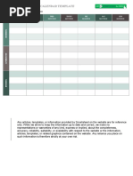 Weekly Appointment Calendar Template: Monday, June 22, 2020