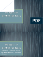 Measure of Central Tendency PDF