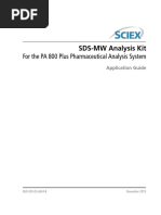 For The PA 800 Plus Pharmaceutical Analysis System: SDS-MW Analysis Kit