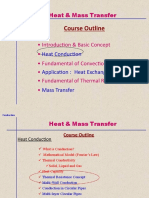 Course Outline: Heat & Mass Transfer