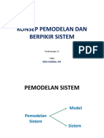 Pertemuan 2 - Konsep Pemodelan Dan Berpikir Sistem