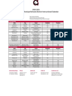 GMSD 2020-21 Instructional Calendar