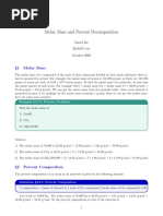 Molarmass PercentDecomposition