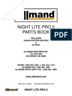 ALLMAND Night-Lite PRO II Parts Manual